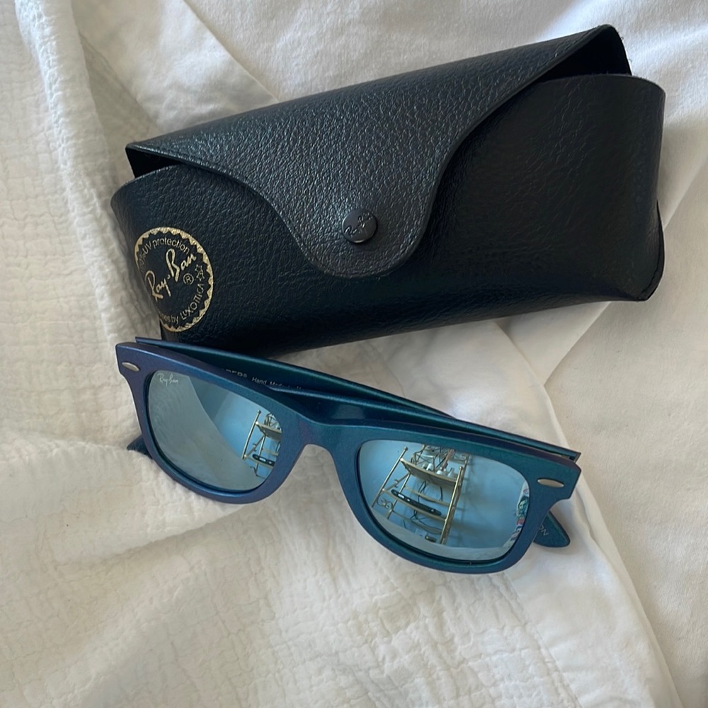 REAL!!!! Blue RayBan Sunglasses